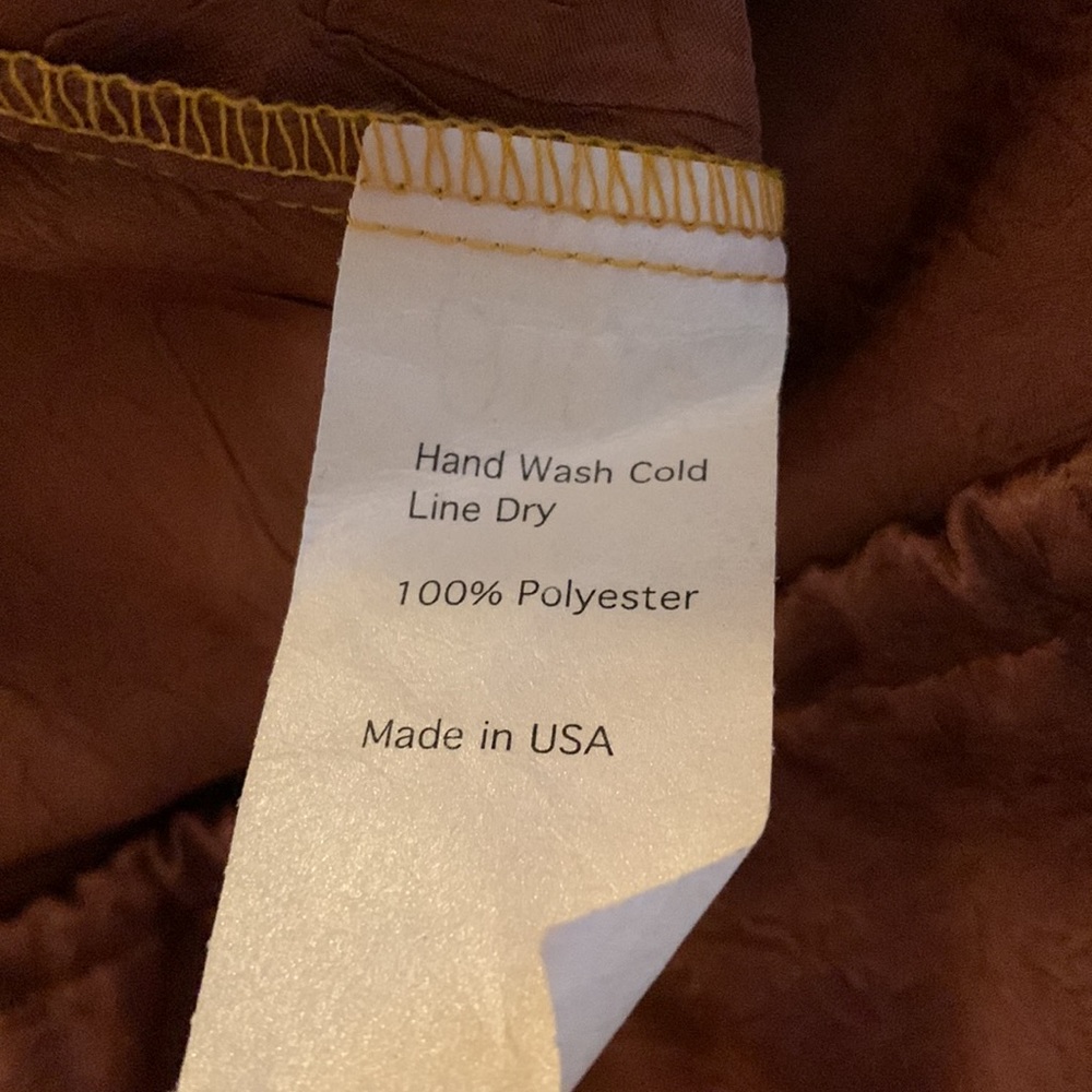 AUTHENTIC NOTHING MATCHES :2 PCS PANT SET:SZ3= XL:COPPER MIX COLORS/ARTSY BOHO - Picture 12 of 12